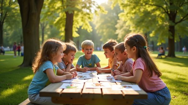 Des exercices ludiques sur la nature à imprimer pour s'amuser en famille